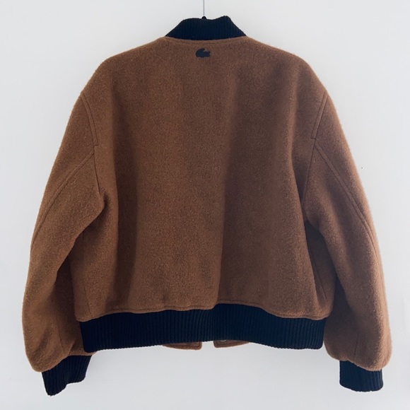 Lacoste L!VE Wool Varsity / Bomber Jacket 1/1 Rare Find UNI - Picture 4 of 11